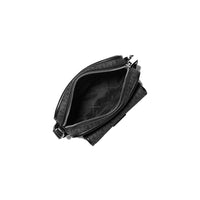 Černá plátěná crossbody kabelka Michael Kors
