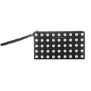 Hnědá kožená psací taška Michael Kors