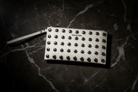 Bílá kožená psací kabelka Michael Kors