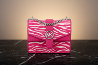 Vícebarevná kožená crossbody kabelka Michael Kors