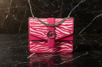 Vícebarevná kožená crossbody kabelka Michael Kors