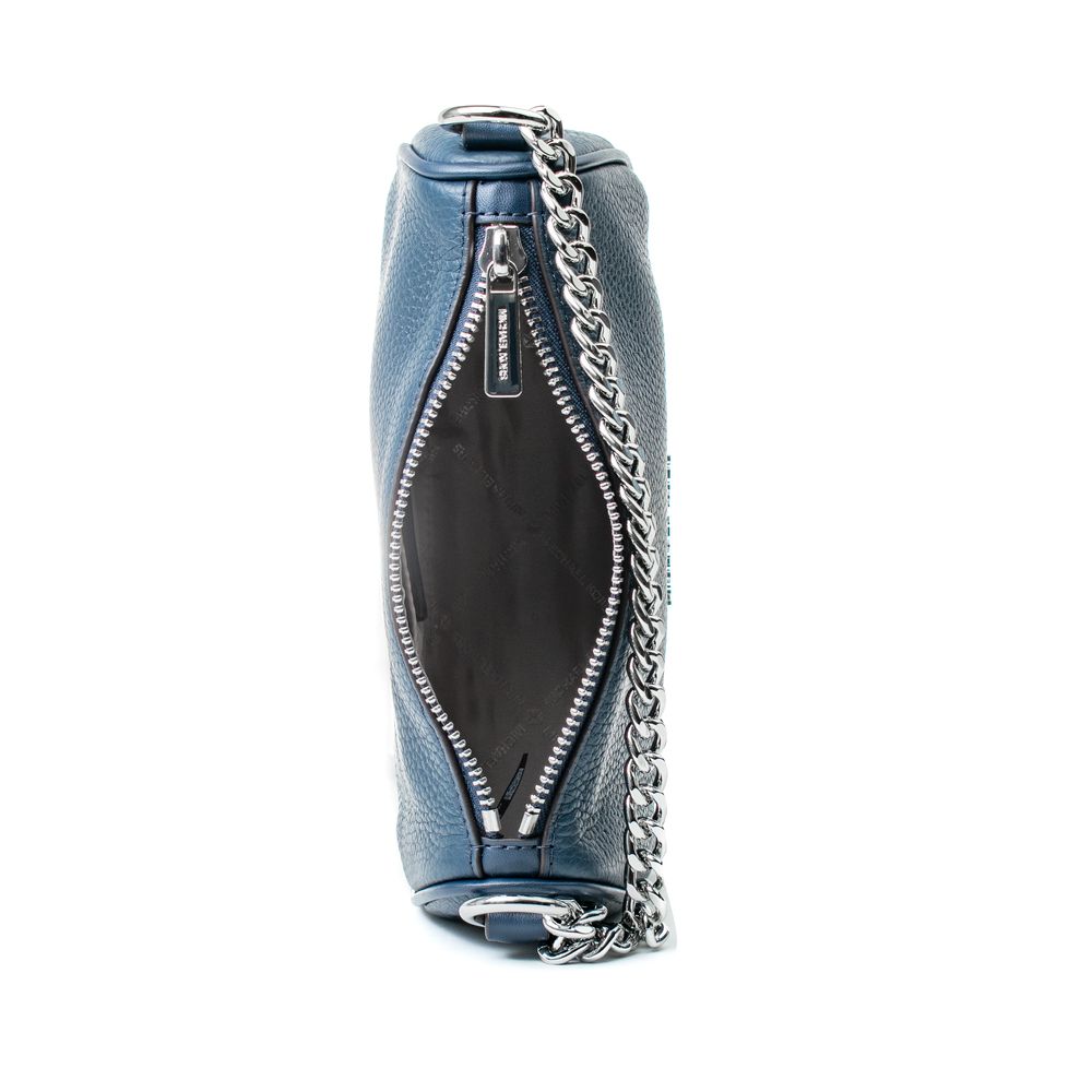 Modrá kožešinová kabelka přes rameno Michael Kors