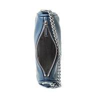 Modrá kožešinová kabelka přes rameno Michael Kors