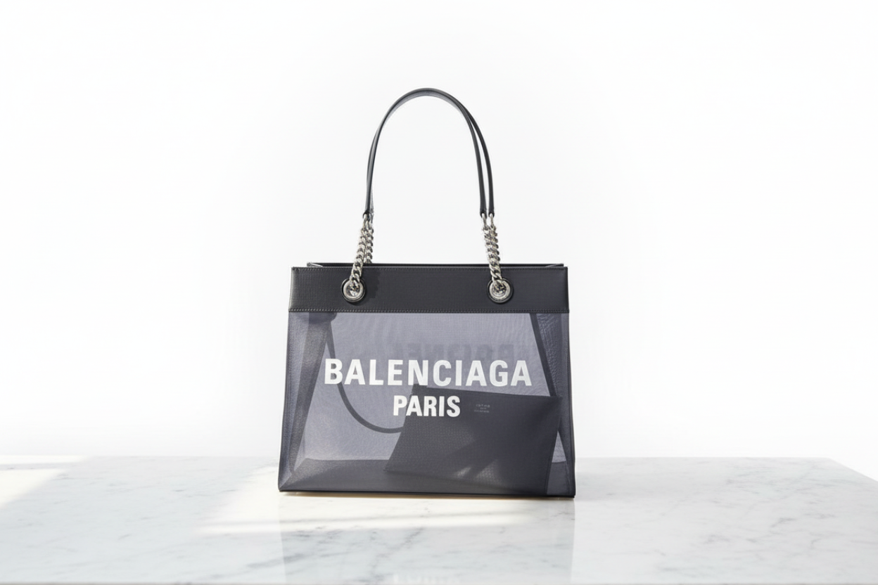 Černá polyesterová taška Balenciaga