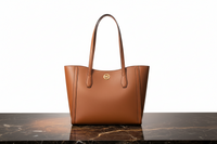 Hnědá plátěná taška Michael Kors