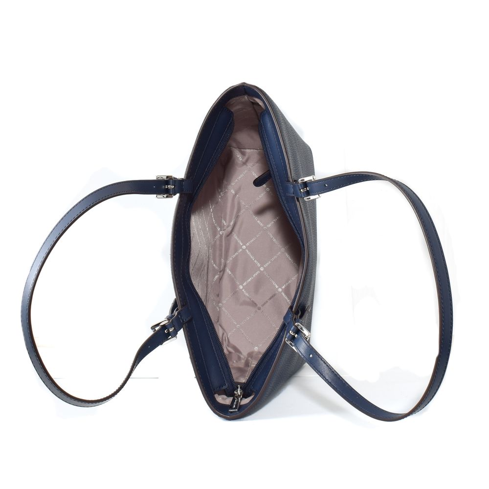 Modrá kožená taška Michael Kors