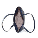 Modrá kožená taška Michael Kors