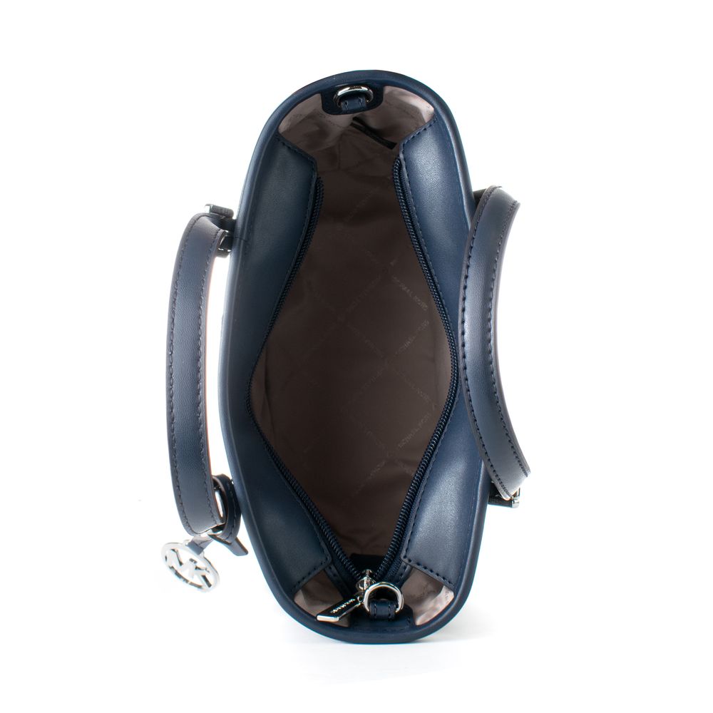 Modrá plátěná taška Michael Kors