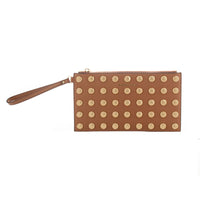 Černá kožená psací taška Michael Kors