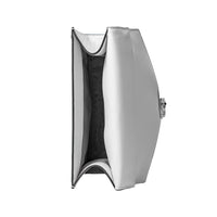 Bílá plátěná crossbody kabelka Michael Kors