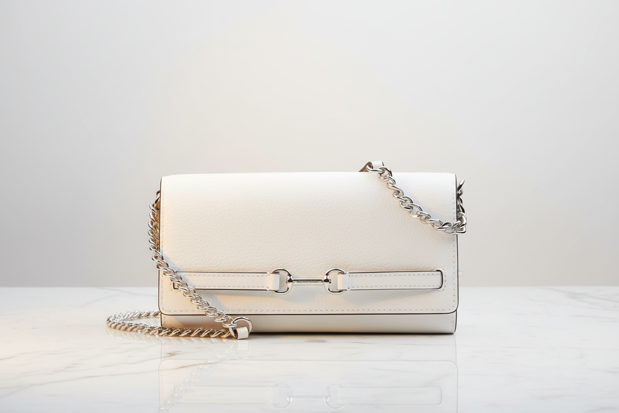 Bílá crossbody kabelka Michael Kors