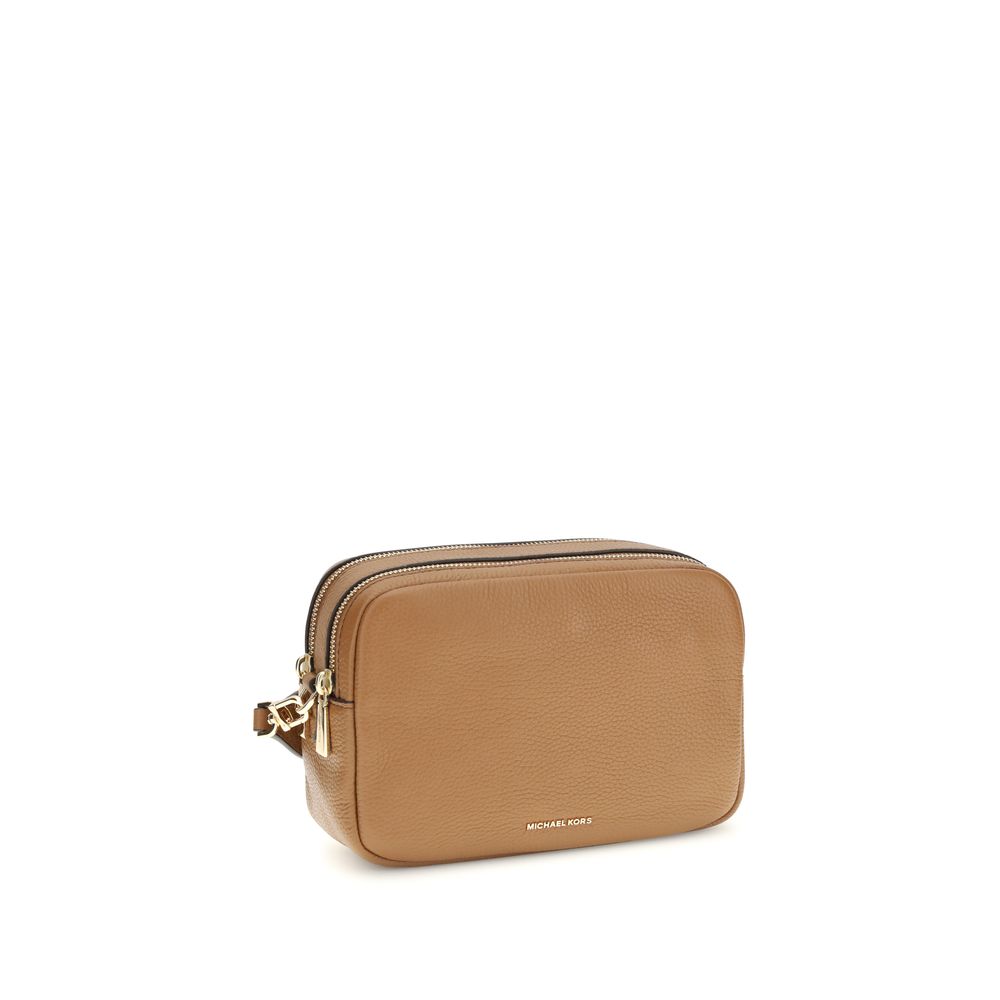 Hnědá telecí kožená kabelka přes rameno Michael Kors Bos Taurus