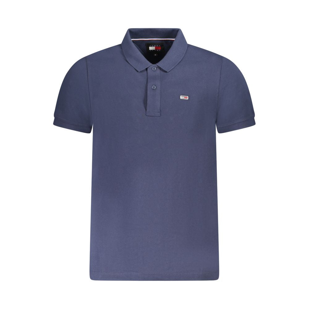 Pánské polo tričko Tommy Hilfiger Blue Cotton