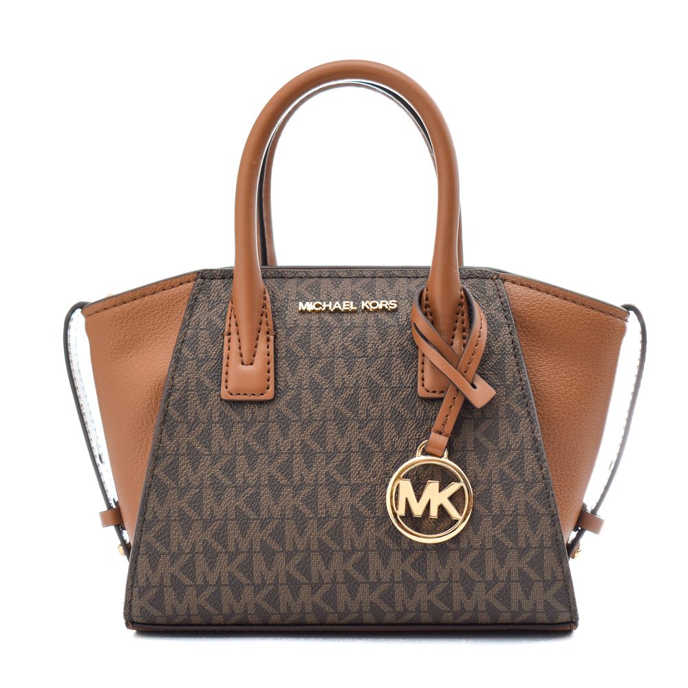 Hnědá plátěná kabelka Michael Kors