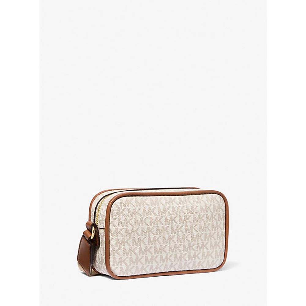 Béžová kožešinová crossbody kabelka Michael Kors