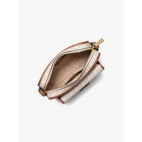 Béžová kožešinová crossbody kabelka Michael Kors