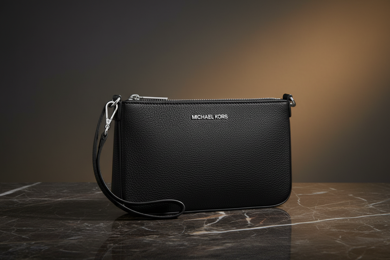 Černá nylonová crossbody kabelka Michael Kors