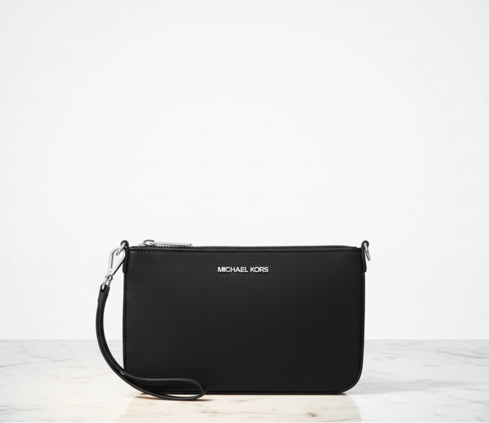 Černá nylonová crossbody kabelka Michael Kors