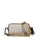 Béžová látková crossbody kabelka Michael Kors