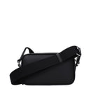 Černá kožená crossbody kabelka Michael Kors