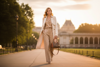 Hnědá plátěná kabelka Michael Kors