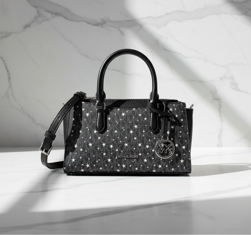 Černá plátěná kabelka Michael Kors