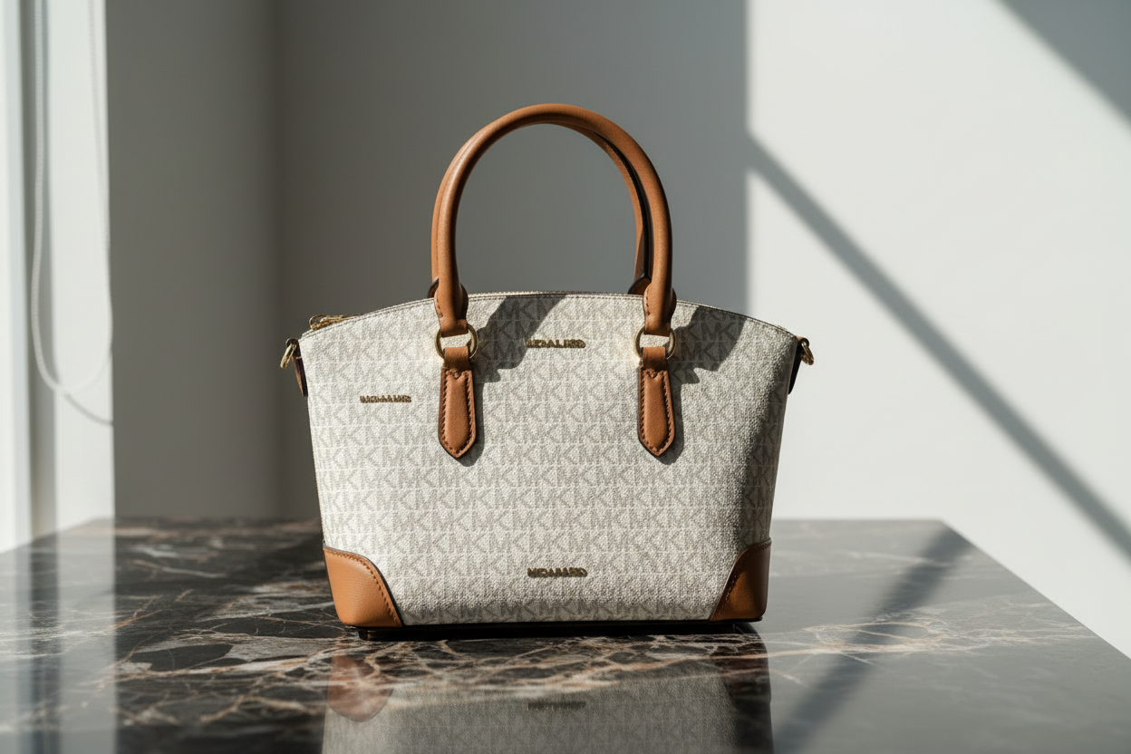 Béžová kabelka Michael Kors z jiných vláken