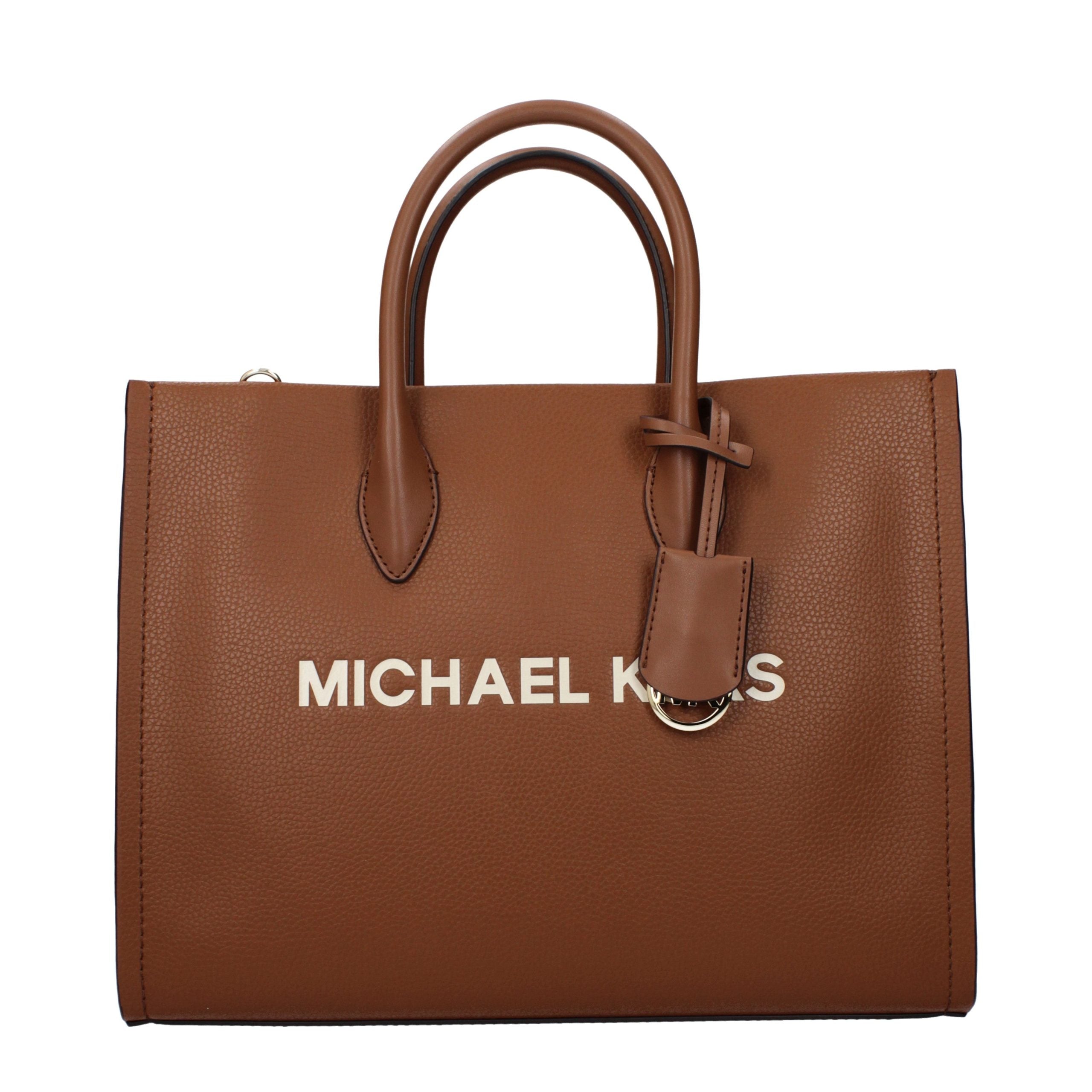 Hnědá kožená kabelka Michael Kors
