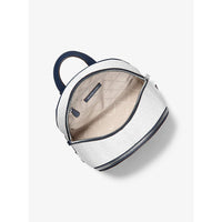 Modrý kožený batoh Michael Kors