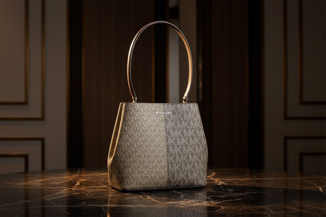 Plátěná kabelka Michael Kors Bicolor přes rameno