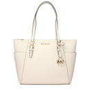 Béžová kožená kabelka přes rameno Michael Kors