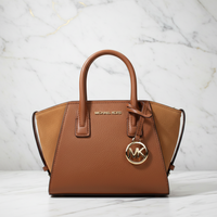 Hnědá kožená kabelka Michael Kors