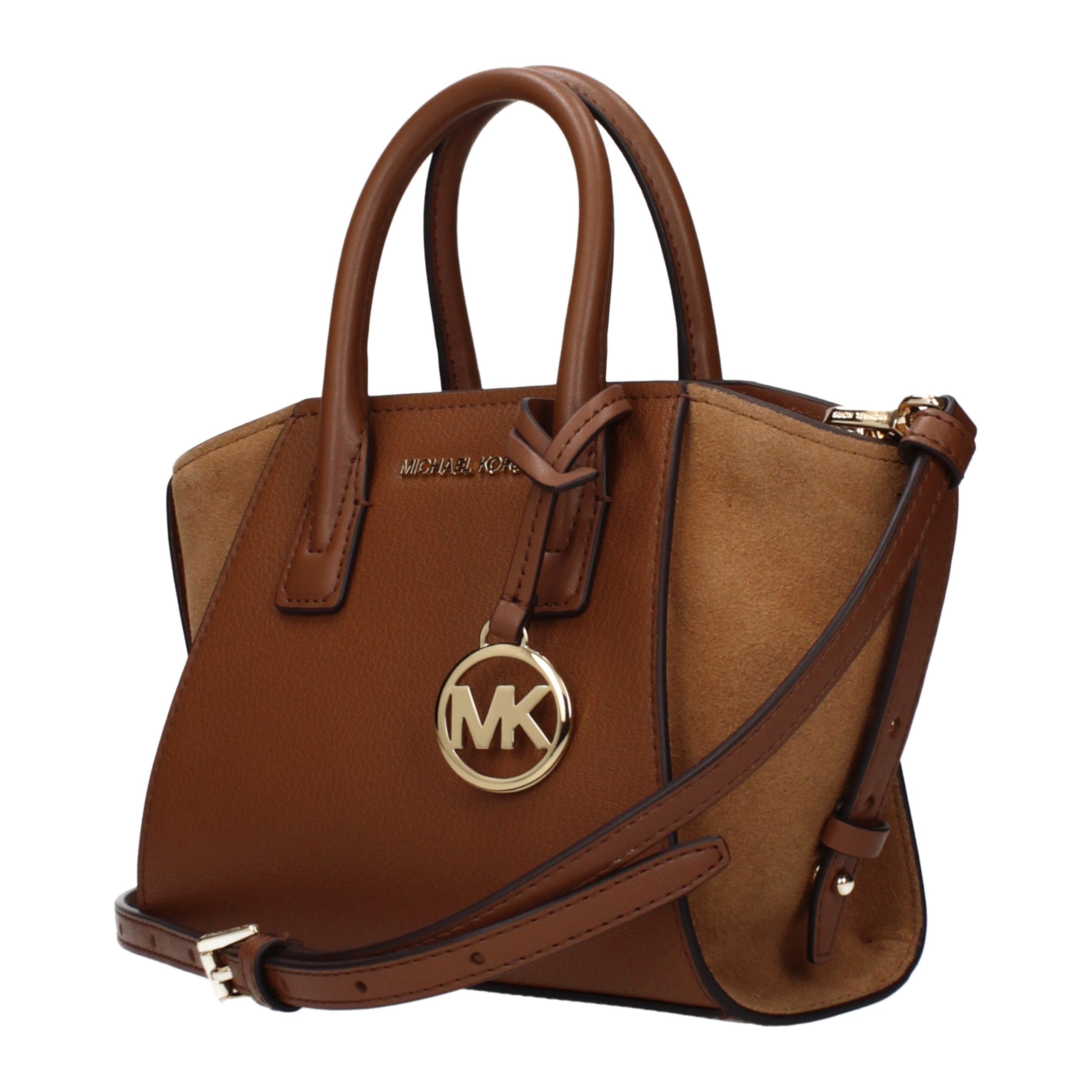 Hnědá kožená kabelka Michael Kors
