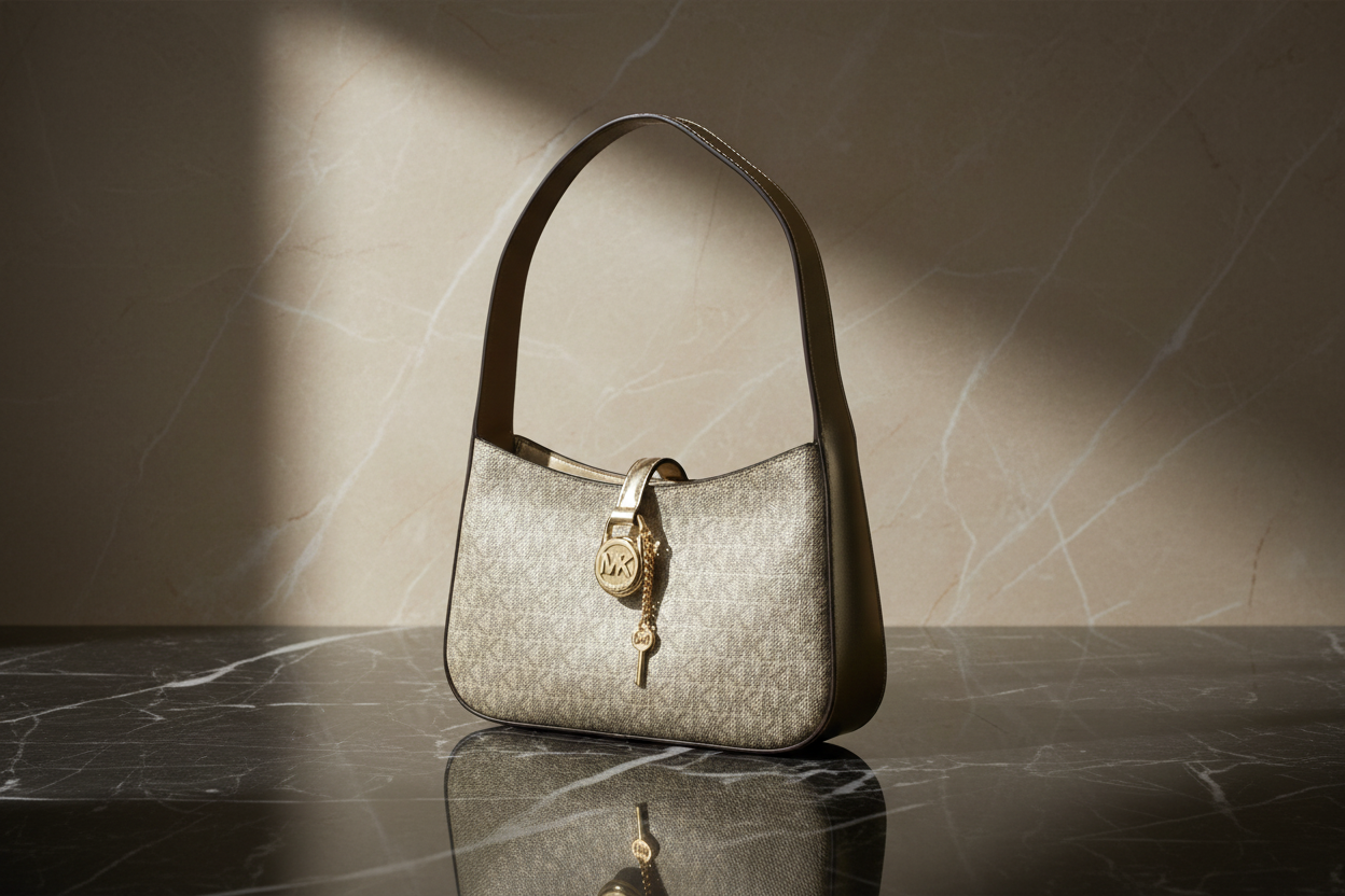 Kabelka Michael Kors zlaté barvy