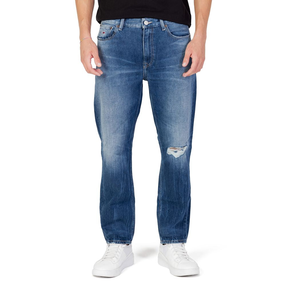 Modré bavlněné džíny slim fit Tommy Hilfiger Jeans