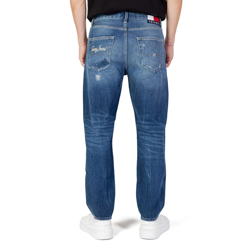Modré bavlněné džíny slim fit Tommy Hilfiger Jeans