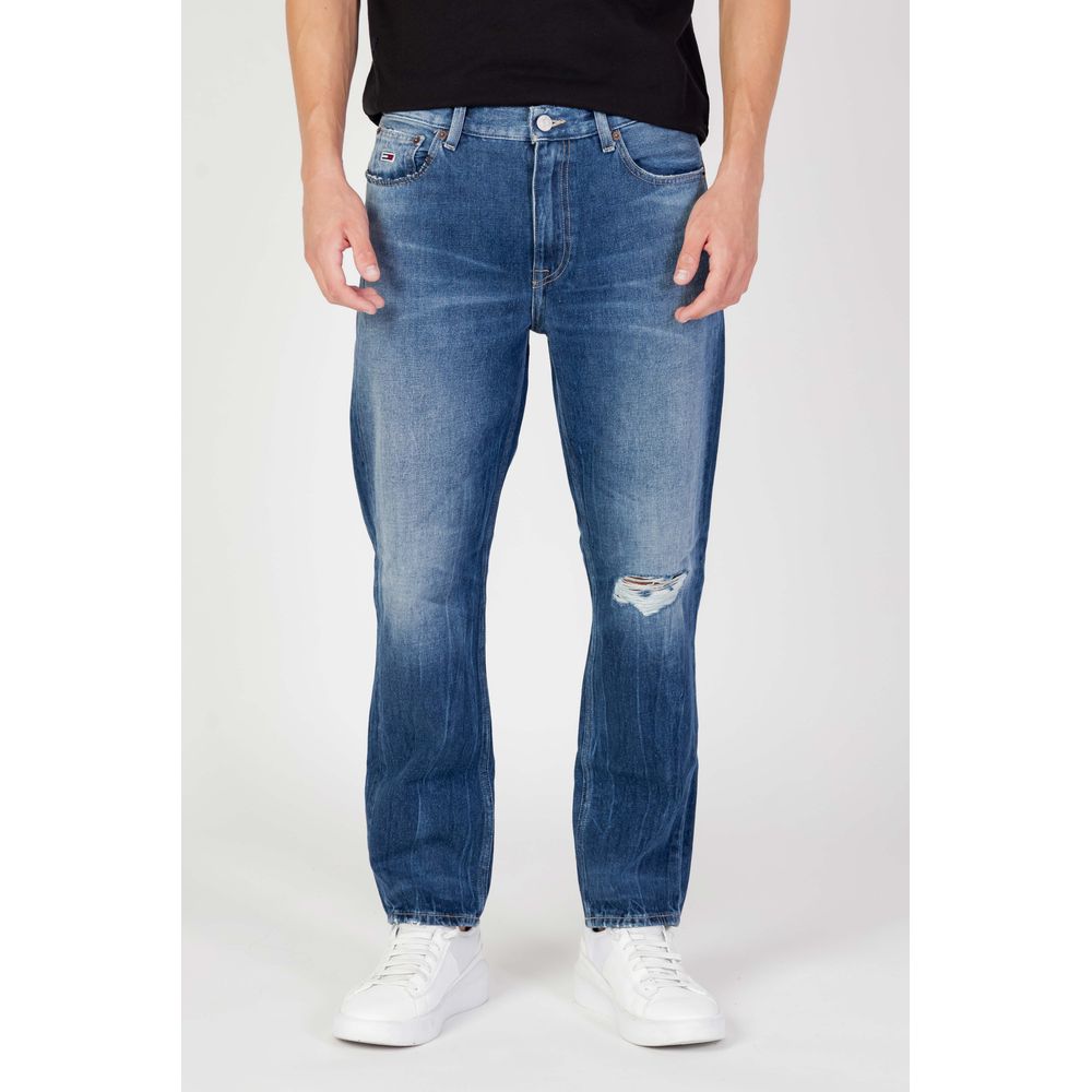 Modré bavlněné džíny slim fit Tommy Hilfiger Jeans