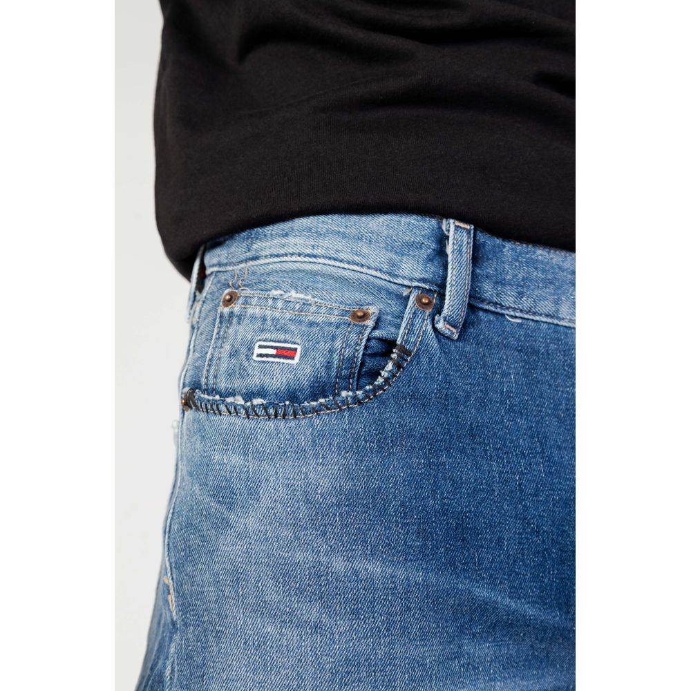 Modré bavlněné džíny slim fit Tommy Hilfiger Jeans
