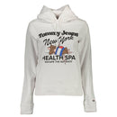 Dámská mikina s kapucí Tommy Hilfiger Bianco Cotton