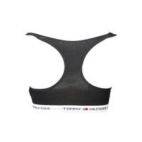 Dámská sportovní podprsenka Tommy Hilfiger černá bavlna