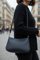 Dámská kabelka přes rameno Tommy Hilfiger modrá z polyesteru