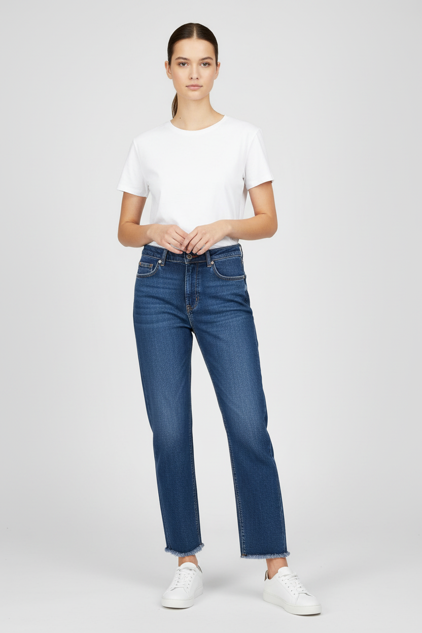 Dámské džíny Tommy Hilfiger Blue Cotton