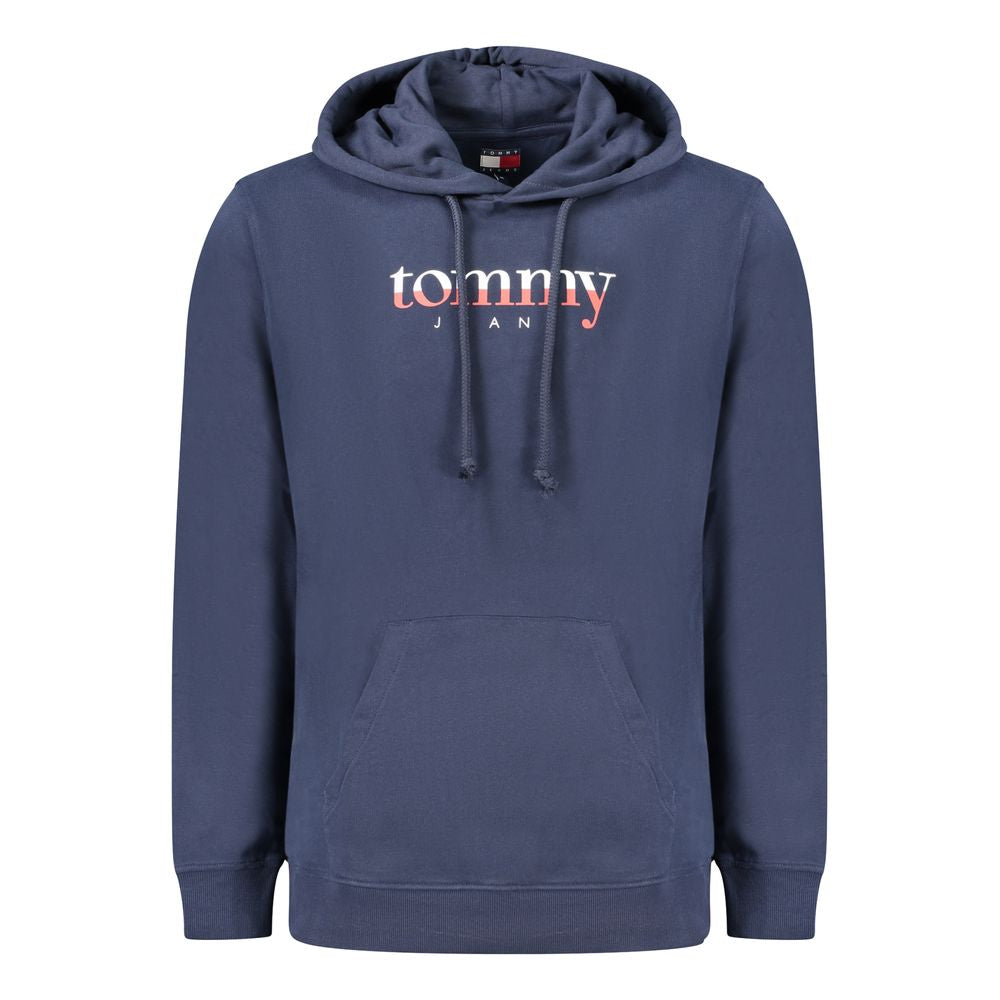 Pánská modrá bavlněná mikina s kapucí Tommy Hilfiger