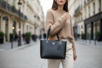 Dámská kabelka Guess Jeans z černého polyuretanu