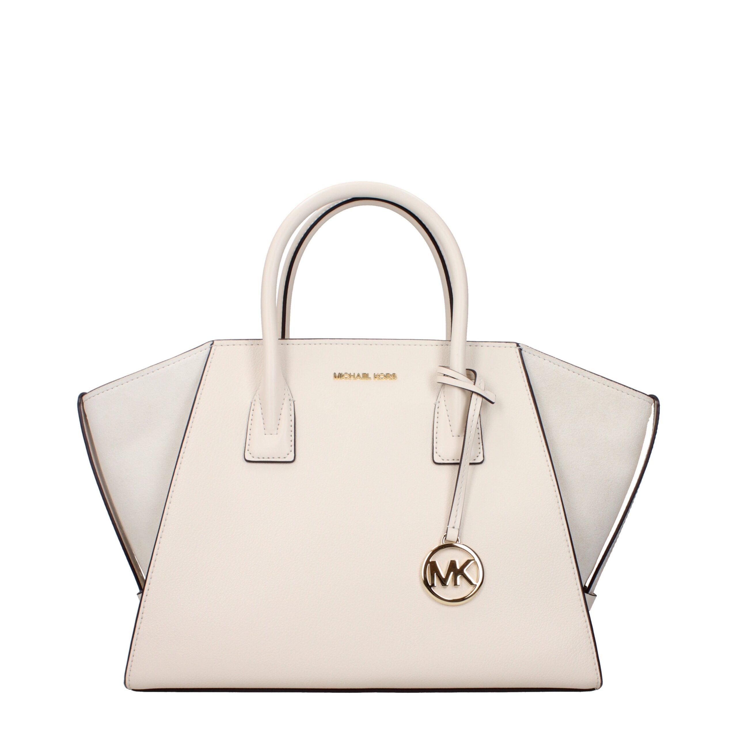 Béžová kožená kabelka Michael Kors