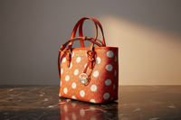 Oranžová látková kabelka Michael Kors