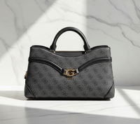 Dámská kabelka Guess Jeans z černého polyuretanu