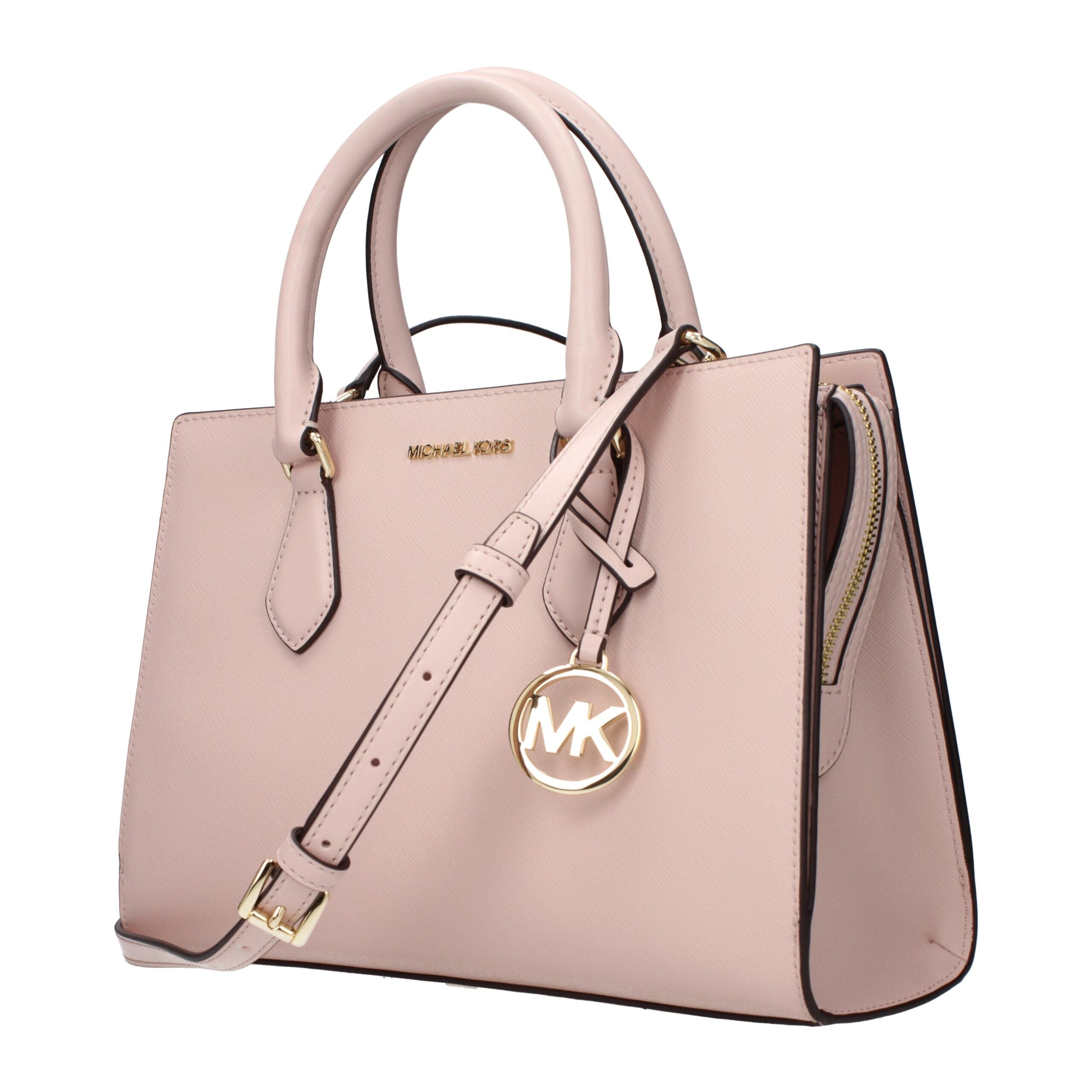 Růžová látková kabelka Michael Kors