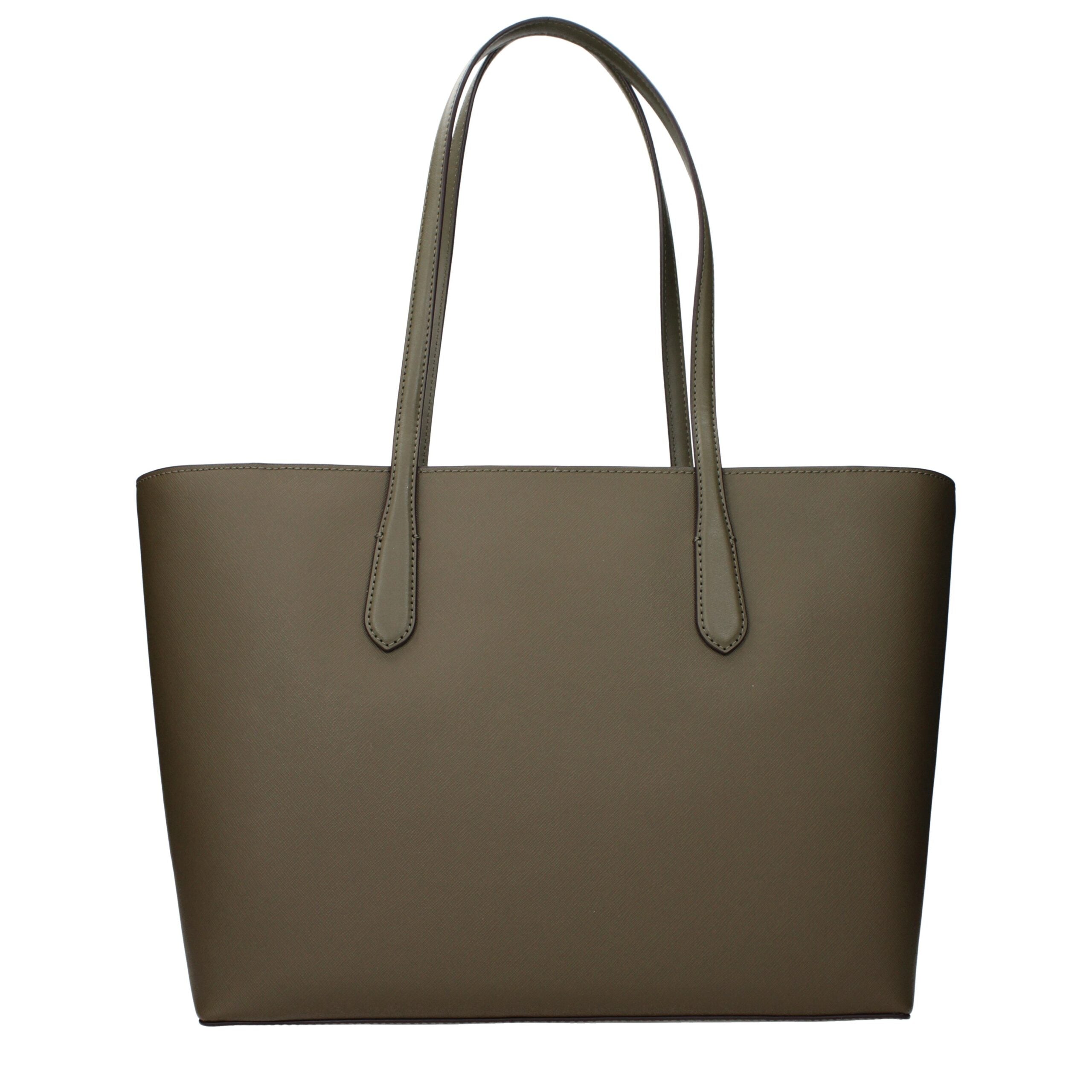 Michael Kors zelená látková kabelka přes rameno