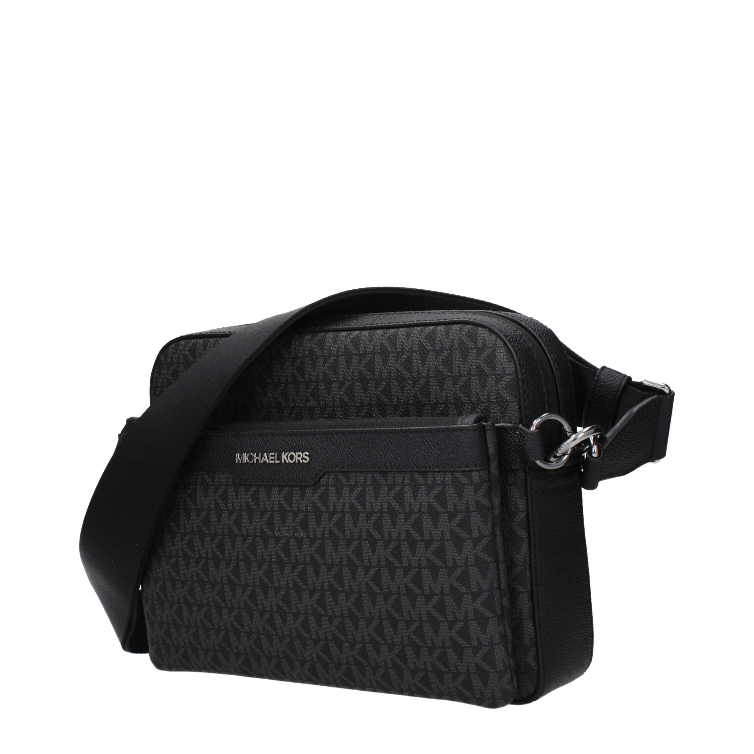 Černá látková crossbody kabelka Michael Kors